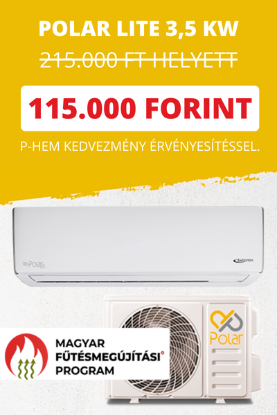akciós Polar klíma 100.000 Ft