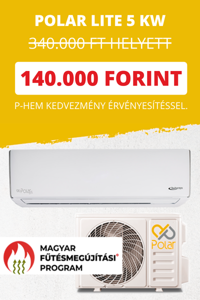 akciós Polar klíma 200.000 Ft