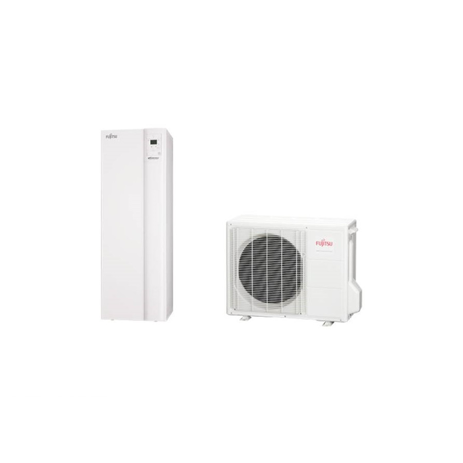 FUJITSU WATERSTAGE COMFORT LEVEGŐ-VÍZ HŐSZIVATTYÚ HMV TARTÁLLYAL 4,5 KW