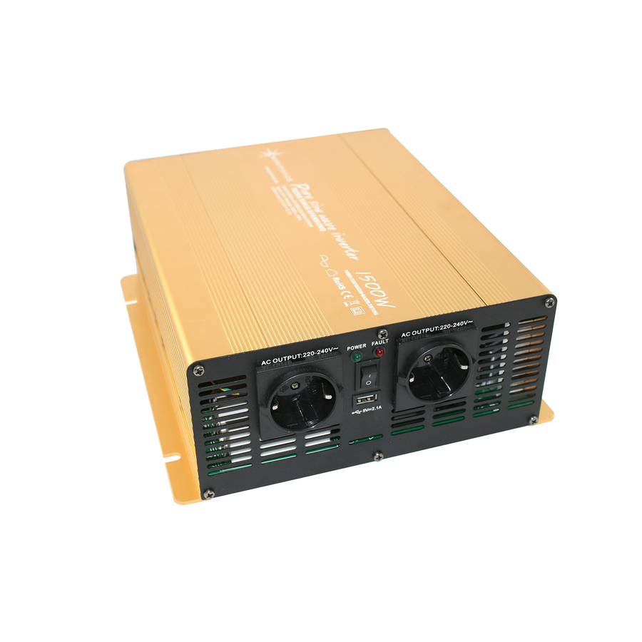 Feszültség átalakító inverter Solartronics Gold 24v-230v 1500 Watt