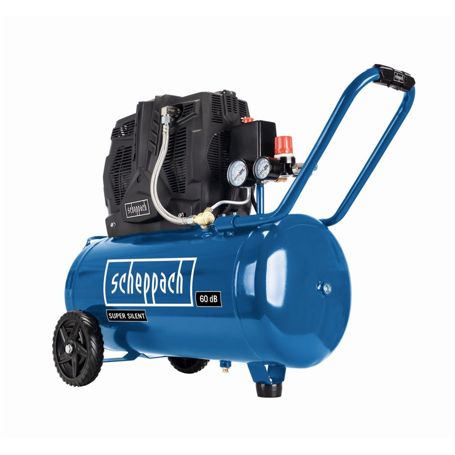 Scheppach HC 51 SI olajmentes kéthengeres kompresszor - 50L Scheppach HC 51 SI olajmentes kéthengeres kompresszor - 50L