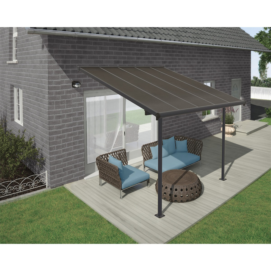 Palram Capri 3000 alumínium pergola - 3x3, antracit