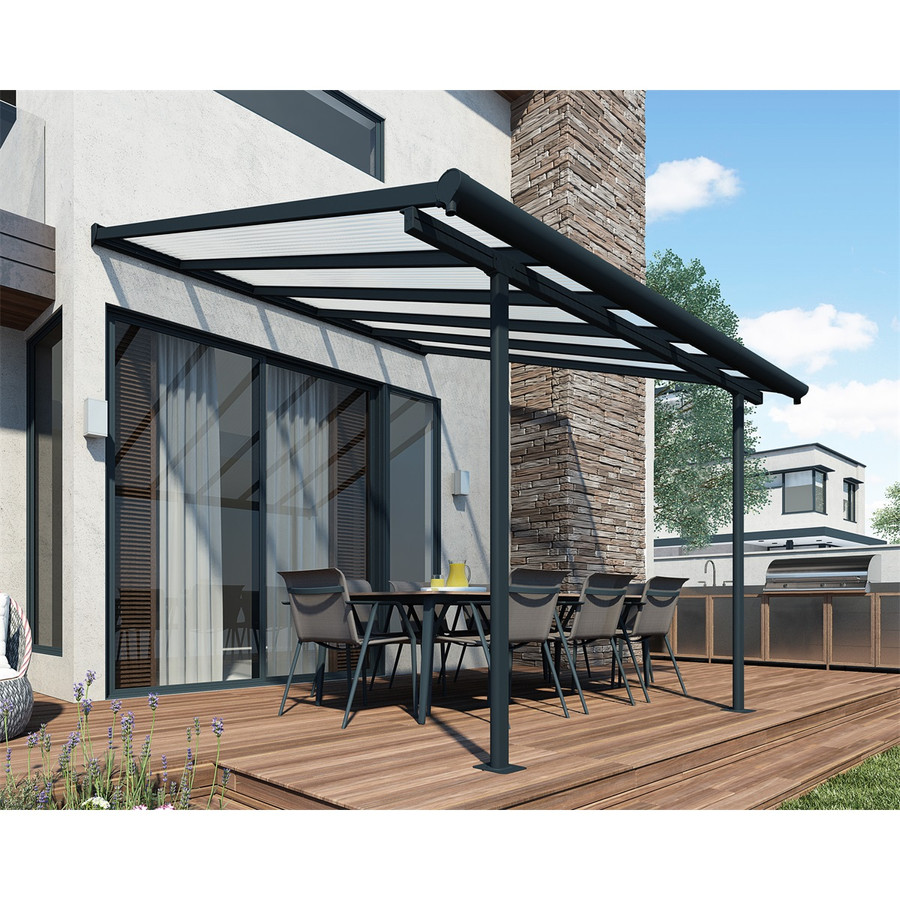 Palram SIERRA 3000 alumínium pergola - 3x3, antracit Palram SIERRA 3000 alumínium pergola - 3x3, antracit