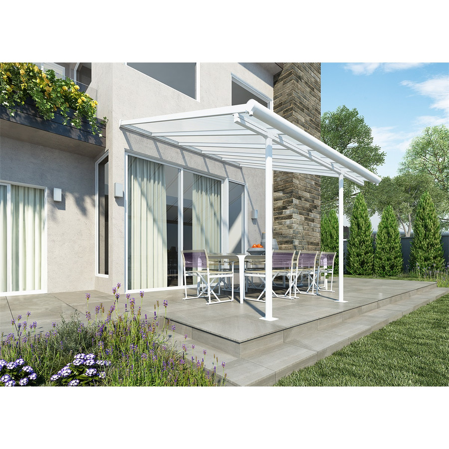 Palram SIERRA 3000 alumínium pergola - 3x3, fehér Palram SIERRA 3000 alumínium pergola - 3x3, fehér