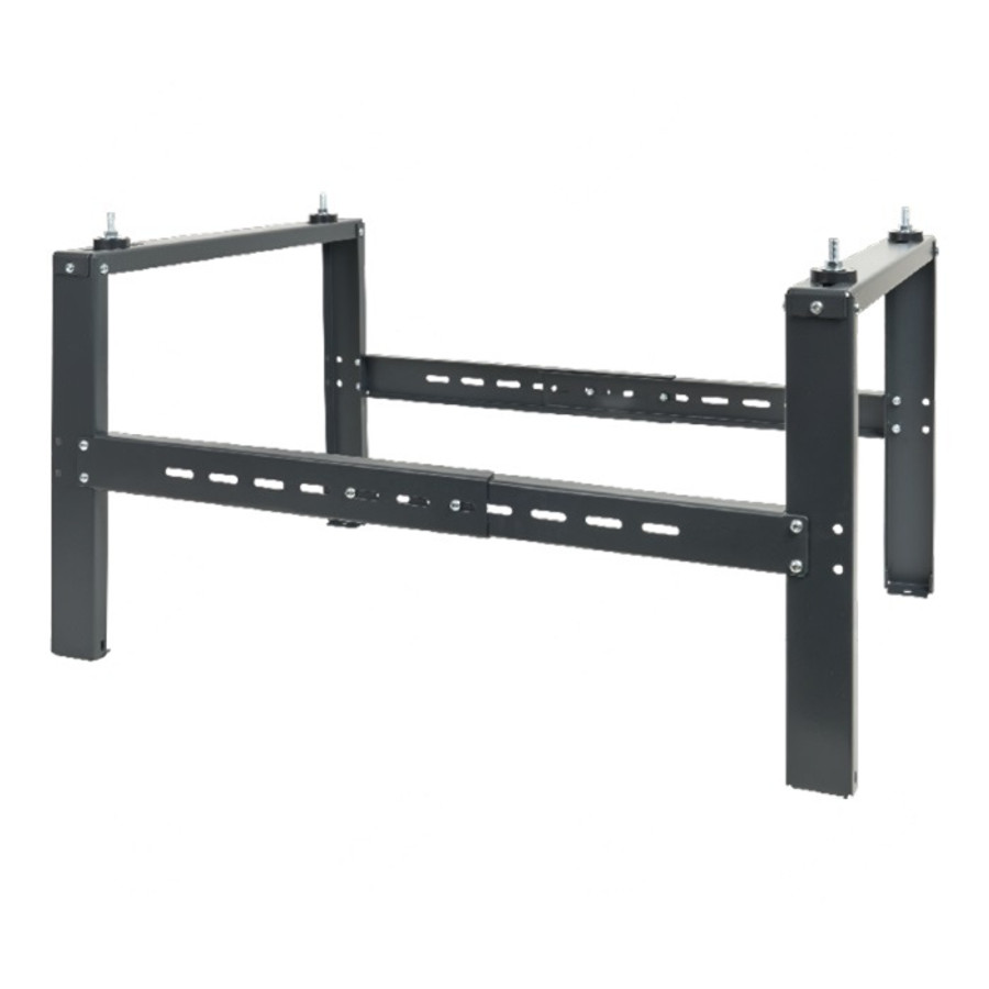 Klímatartó konzol (antracit) (400x420x480-830 mm) - 200kg