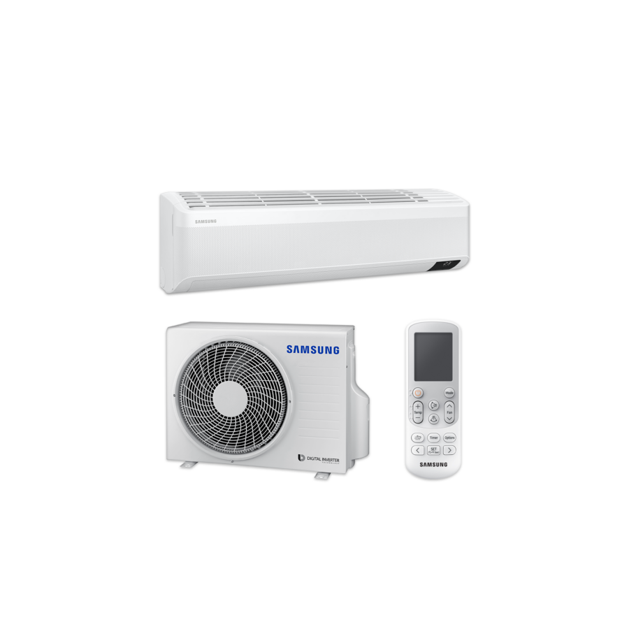 SAMSUNG WIND-FREE AVANT OLDALFALI INVERTERES KLÍMA SZETT 2,5KW