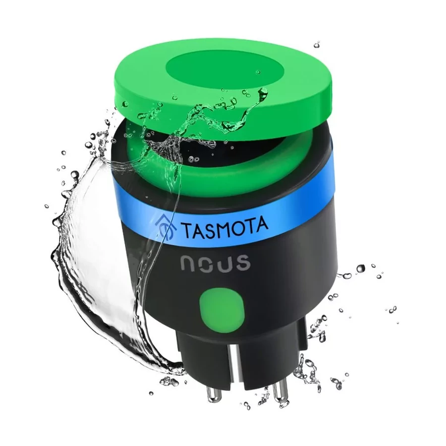 Nous A6T kültéri okoskonnektor, Tasmota firmware-el Nous A6T kültéri okoskonnektor, Tasmota firmware-el