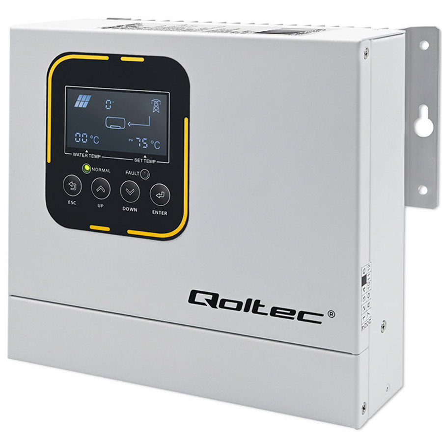 Qoltec napelemes inverter vízmelegítéshez ECO Solar Boost | MPPT | BYPASS | LCD | 4kW Qoltec napelemes inverter vízmelegítéshez ECO Solar Boost | MPPT | BYPASS | LCD | 4kW