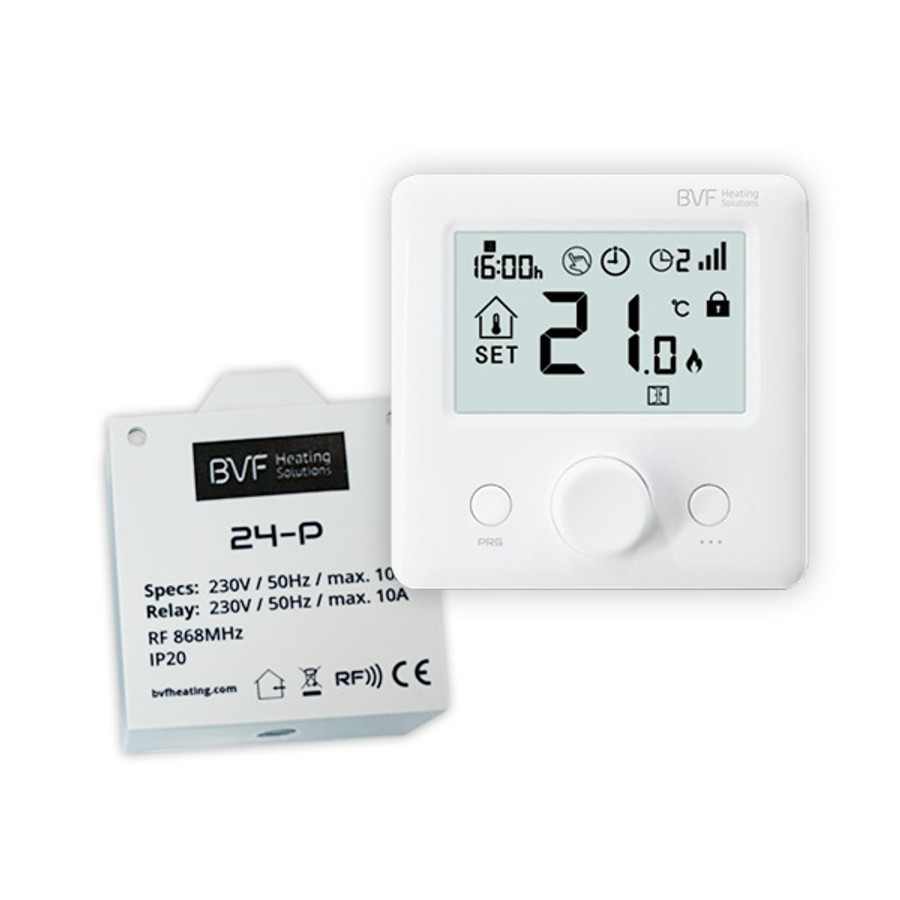 BVF 24-FP–RF termosztát infrapanel vezérléséhez BVF 24-FP–RF termosztát infrapanel vezérléséhez