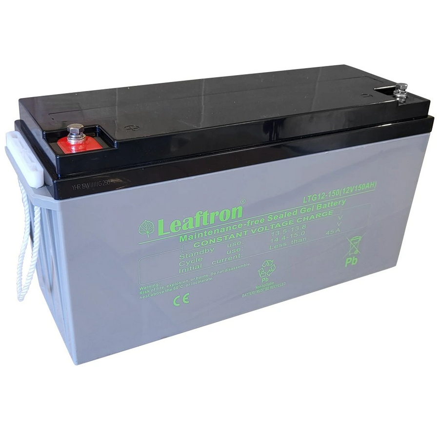 Leaftron LTG12-150 12V/150Ah zselés akkumulátor Leaftron LTG12-150 12V/150Ah zselés akkumulátor