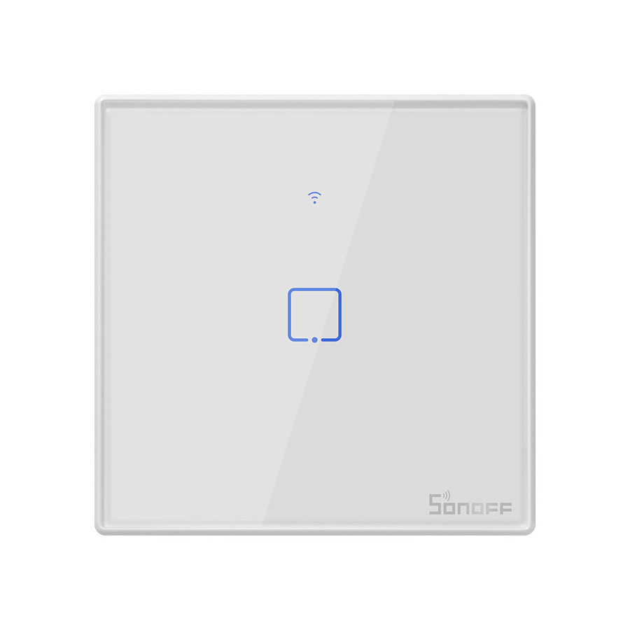 Sonoff TX T2 EU 1C WiFi + RF vezérlésű, távvezérelhető, érintős villanykapcsoló Sonoff TX T2 EU 1C WiFi + RF vezérlésű, távvezérelhető, érintős villanykapcsoló