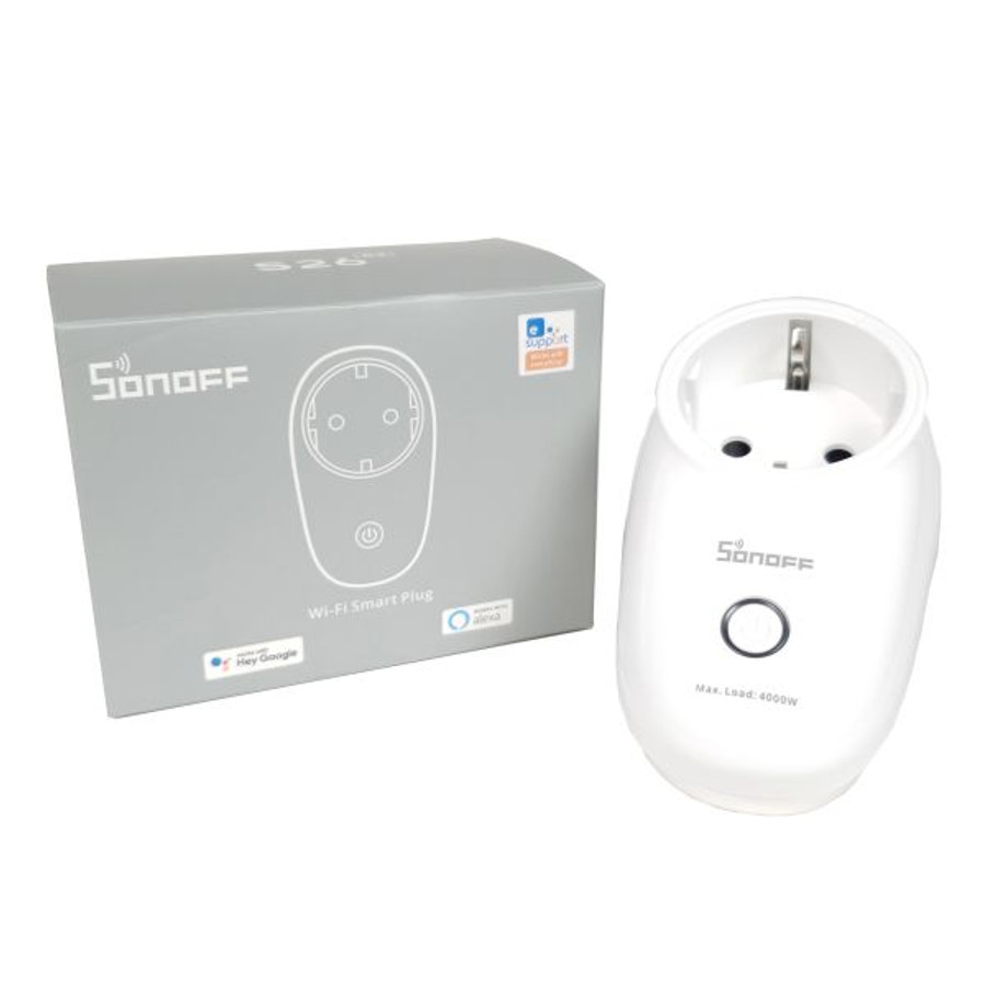 Sonoff S26 (R2) WiFi-s, távvezérelhető okoskonnektor (4000W/16A) Sonoff S26 (R2) WiFi-s, távvezérelhető okoskonnektor (4000W/16A)