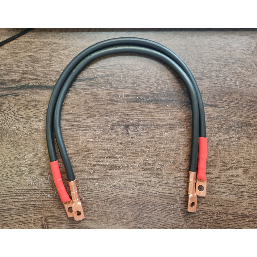 Akkumulátor összekötő kábel saruval 25 mm2