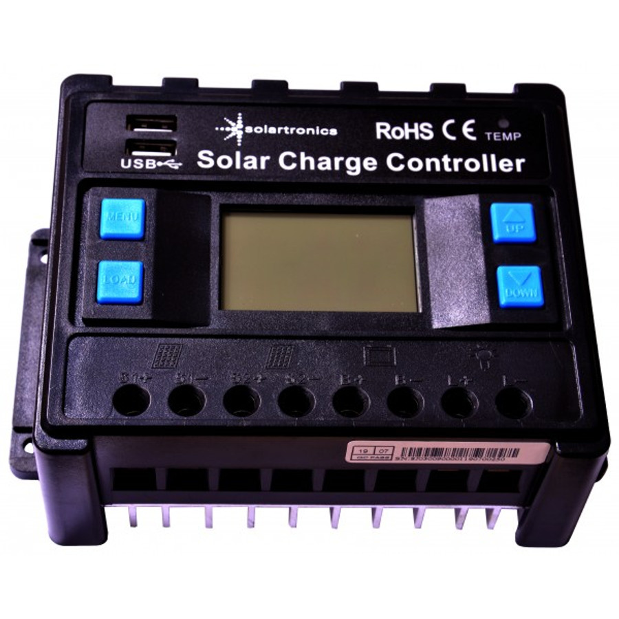 Napelem töltővezérlő 30 amper / 12V / 24V kék Napelem töltővezérlő 30 amper / 12V / 24V kék
