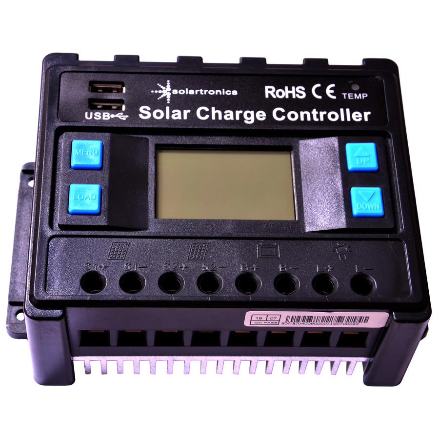 Napelem töltővezérlő 40 amper / 12V / 24V kék Napelem töltővezérlő 40 amper / 12V / 24V kék