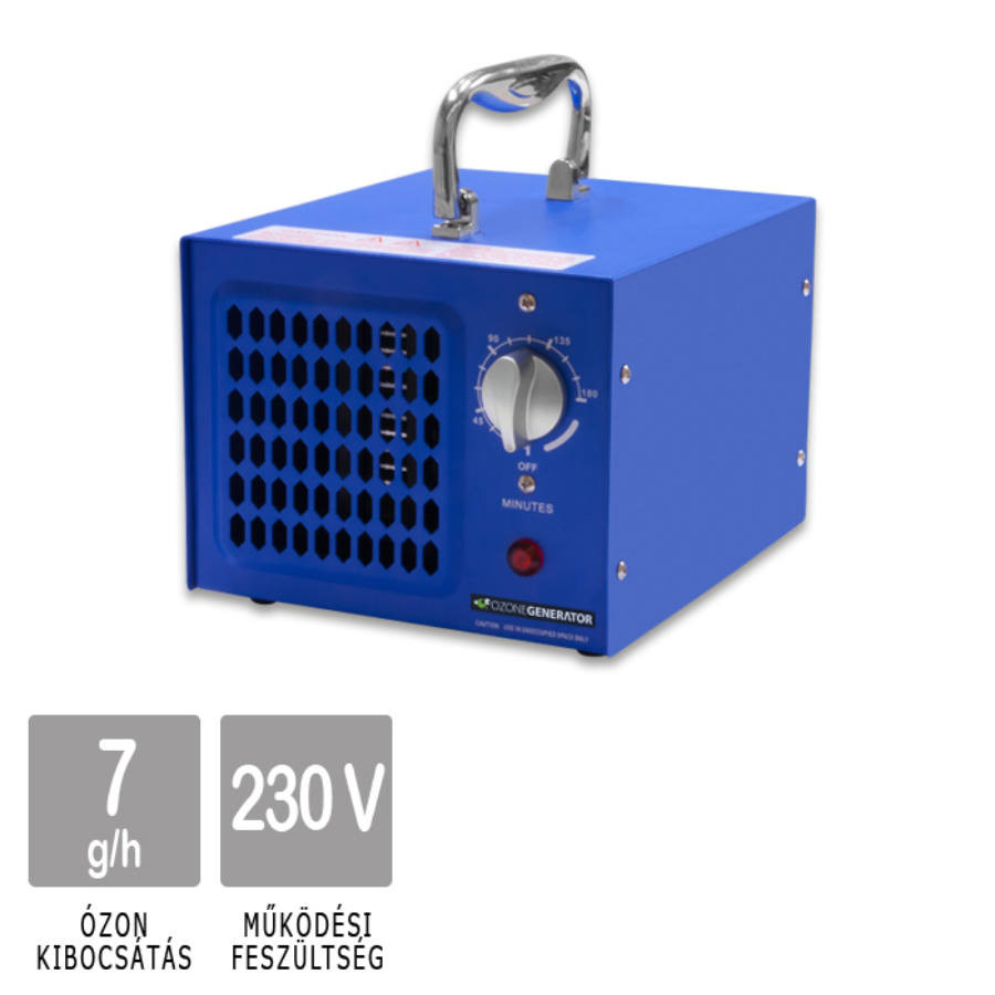 OZONEGENERATOR Blue 7000 - ózongenerátor készülék 3 év garanciával OZONEGENERATOR Blue 7000 - ózongenerátor készülék 3 év garanciával