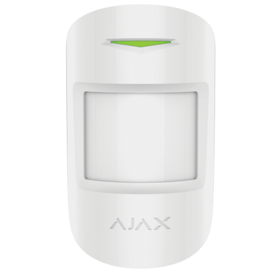 AJAX MotionProtect Plus - Vezeték nélküli kombinált beltéri PIR+MW mozgásérzékelő - Fehér