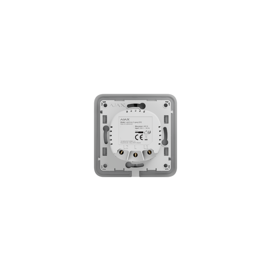 Ajax LightSwitch LightCore - Intelligens alternatív kapcsoló (Típusjele: 106)